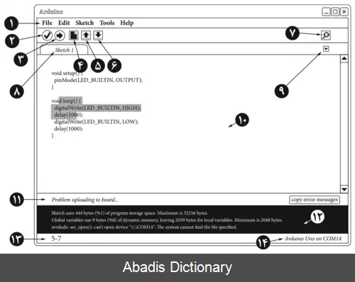 عکس نرم افزار آردوینو (محیط توسعه یکپارچه)