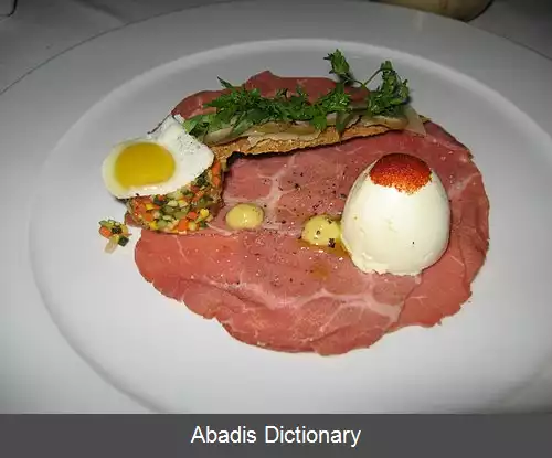 عکس استیک و تخم مرغ