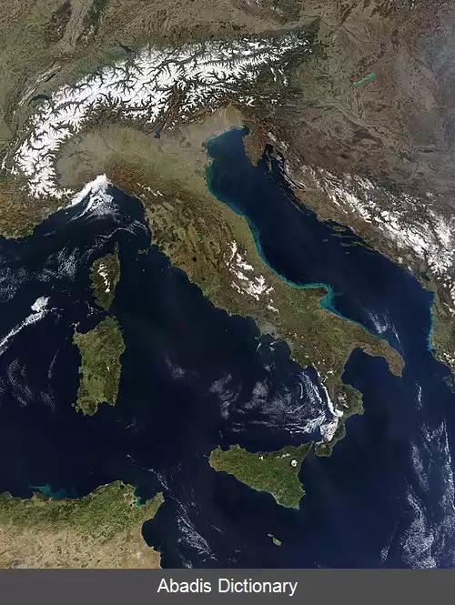 عکس شبه جزیره ایتالیا