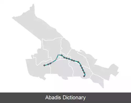 عکس فهرست ایستگاه های متروی تبریز