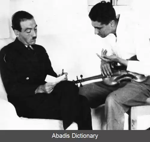 عکس فهرست آثار ابوالحسن صبا