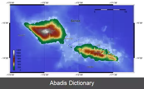 عکس جغرافیای ساموآ