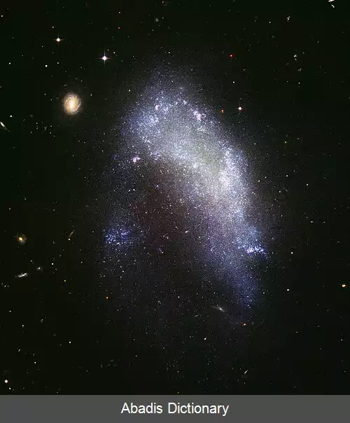 عکس کهکشان نامنظم