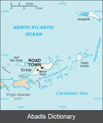 عکس فهرست شهرهای جزایر ویرجین بریتانیا