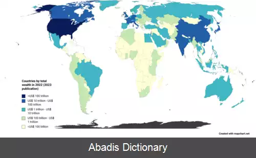 عکس فهرست کشورها بر اساس کل دارایی
