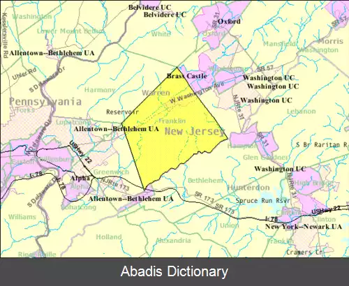 عکس ناحیه فرانکلین شهرستان وارن نیوجرسی