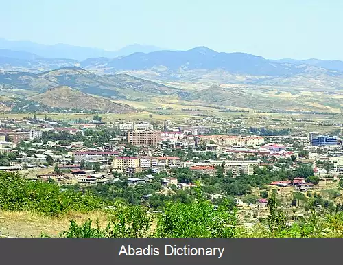 عکس فهرست شهرها و شهرک ها در جمهوری آرتساخ