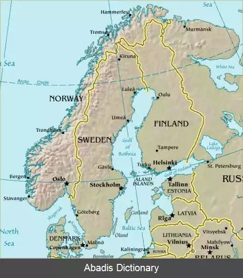 عکس شبه جزیره اسکاندیناوی