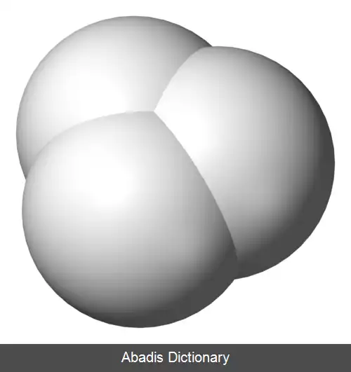 عکس مولکول سه اتمی