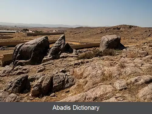 عکس سنگ نگاره شتر سنگ
