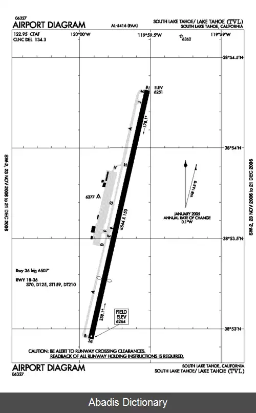 عکس فرودگاه دریاچه تاهو