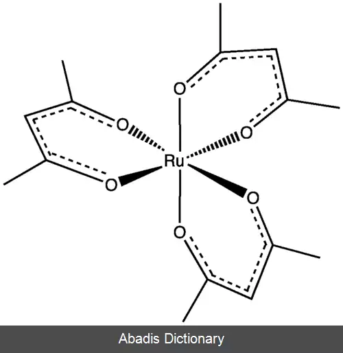 عکس استیل استونات روتنیوم (III)