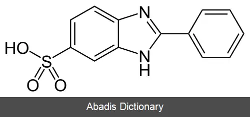 عکس فنیل بنزیمیدازول سولفونیک اسید