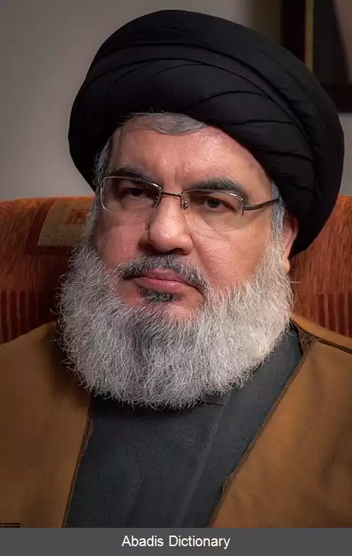 عکس دبیرکل حزب الله لبنان