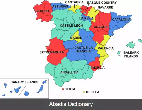 عکس بخش های خودمختار اسپانیا