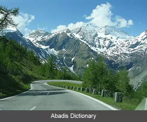 عکس جاده کوهستانی گروسگلاکنر