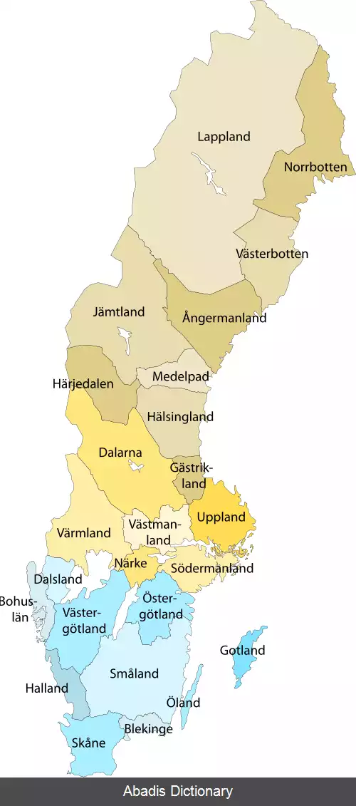 عکس استان های سوئد