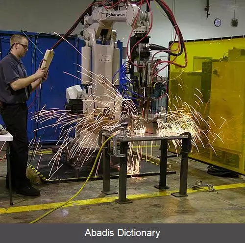 عکس جوشکاری نقطه ای(Spot welding)