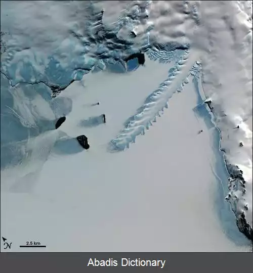 عکس زبانه یخی