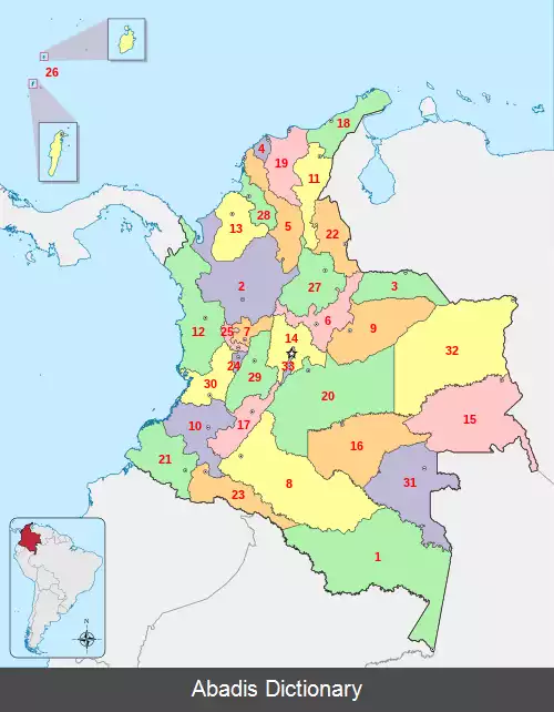 عکس بخش های کلمبیا