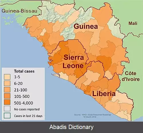 عکس همه گیری ویروس ابولا در آفریقای غربی