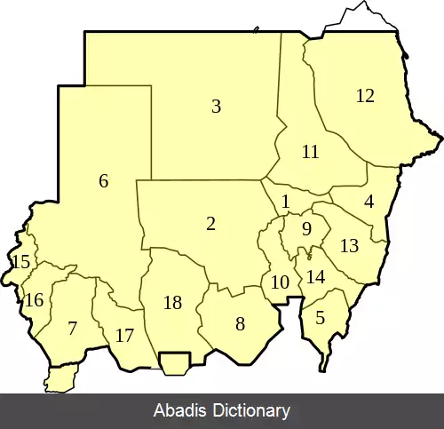 عکس ایالت های سودان