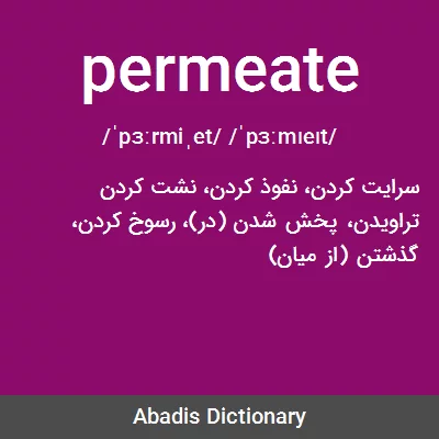 permeate definition